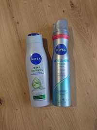 Nivea szampon 2w1 Express pianka do włosów Nivea volume care 4