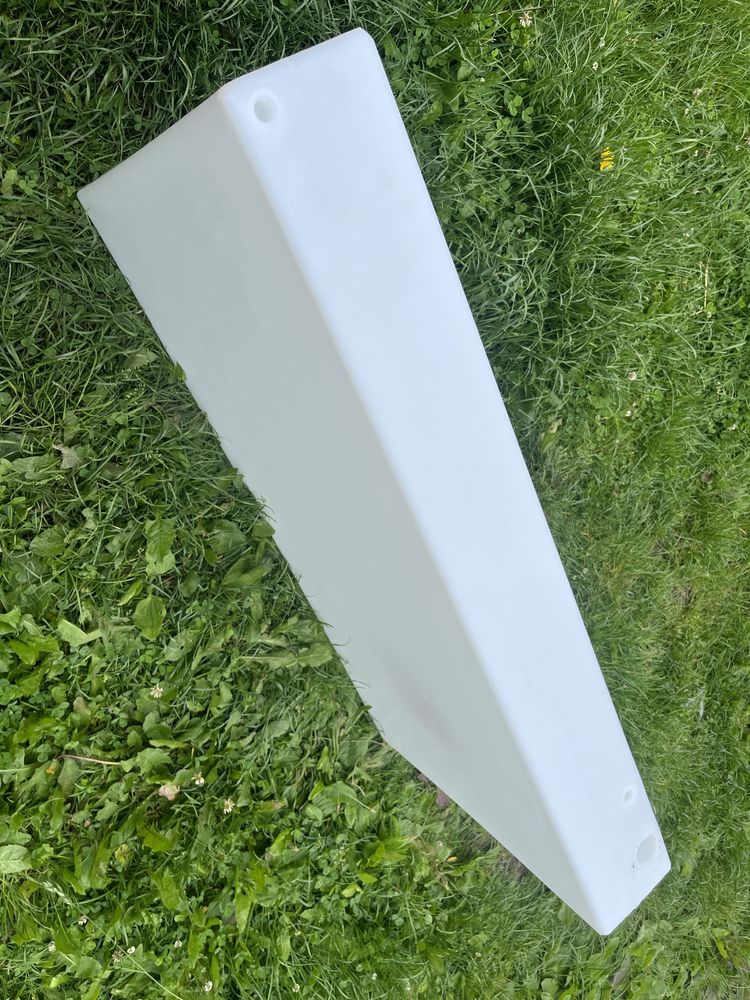 Zbiornik do kampera łódki na wode płaski 13cm 74 litry