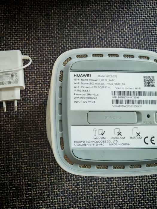 Router 5G Huawei H122 CPE PRO 2 na kartę SIM wifi 6 bardzo szybki rout