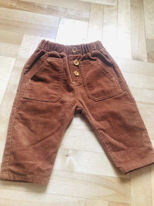 Nowe sztruksowe spodenki Zara- rozm 74