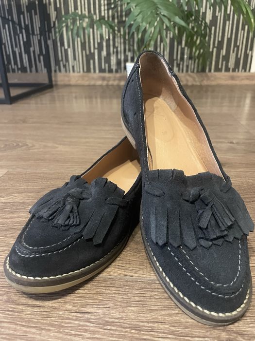 Замшеві лофери CCC 37р.