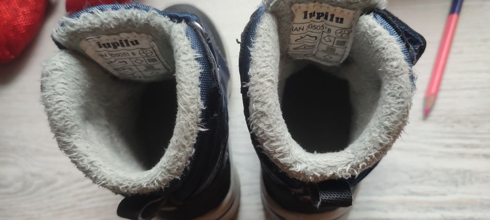 Термо ботинки сапожки Лупилу Lupilu на мальчика зимние тёплые