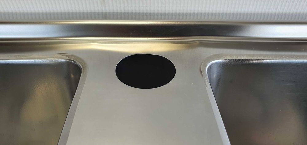 Zlewozmywak Dwukomorowy Smeg LDR862-2 Stal 1mm INOX 86x50cm Masywny