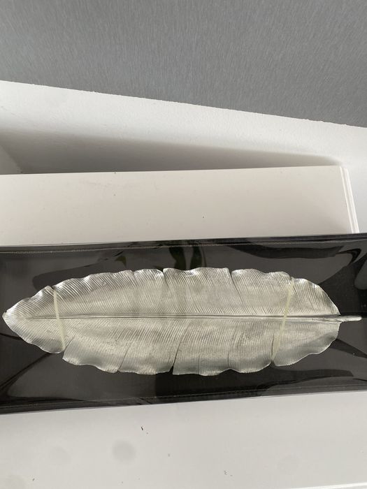 Bandeja em forma de folha