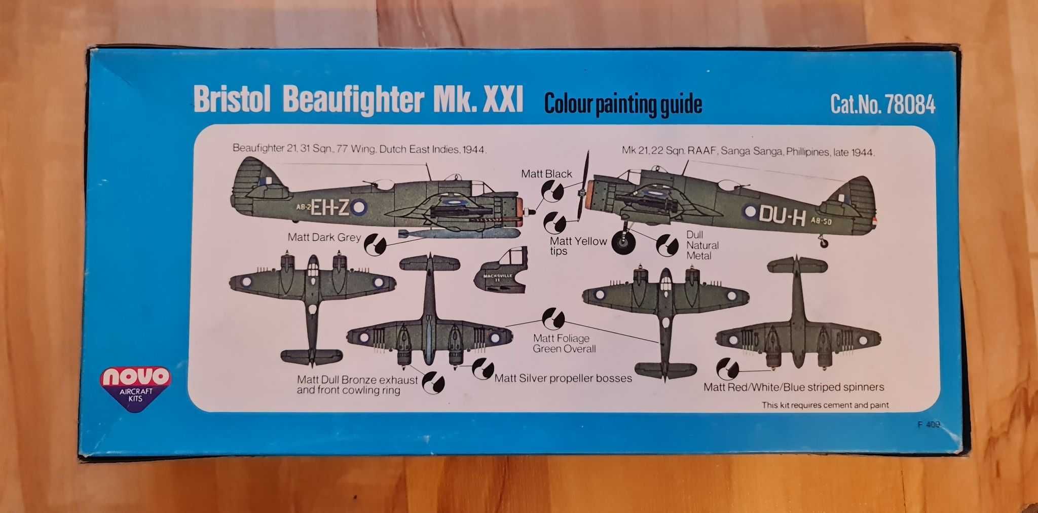 Model do sklejania Beaufighter Mk XXI -Strike Fighter 1:72 Novo
