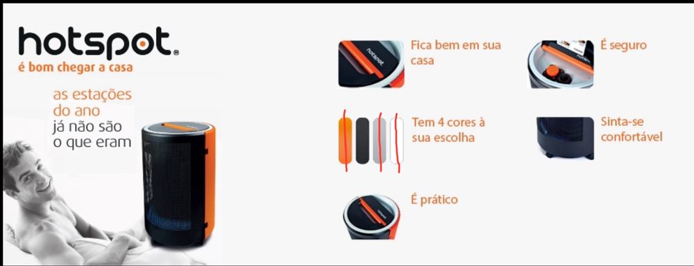 Aquecedor GALP Hotspot Preto