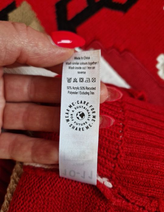 Новорічний Різдвяний светр George Джордж 10-11 р світшот батнік кофта