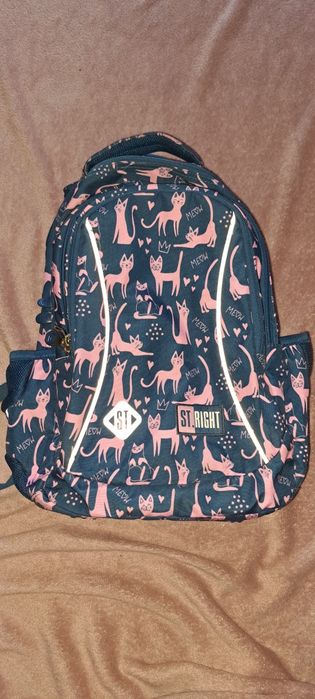 Plecak BP-26 LAZY CATS, STRIGHT z kotami kot kotki