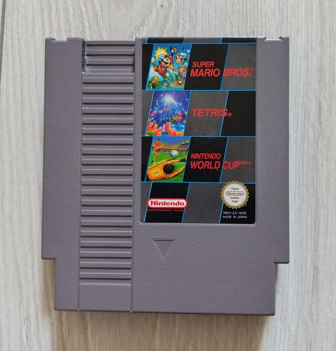 Konsola Nintendo NES + pad + zasilacz + AV + 3 gry Tetris, Super Mario