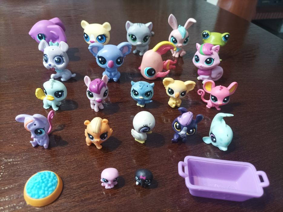 Figurki, zestaw figurek LPS Littlest pet shop w bdb stanie