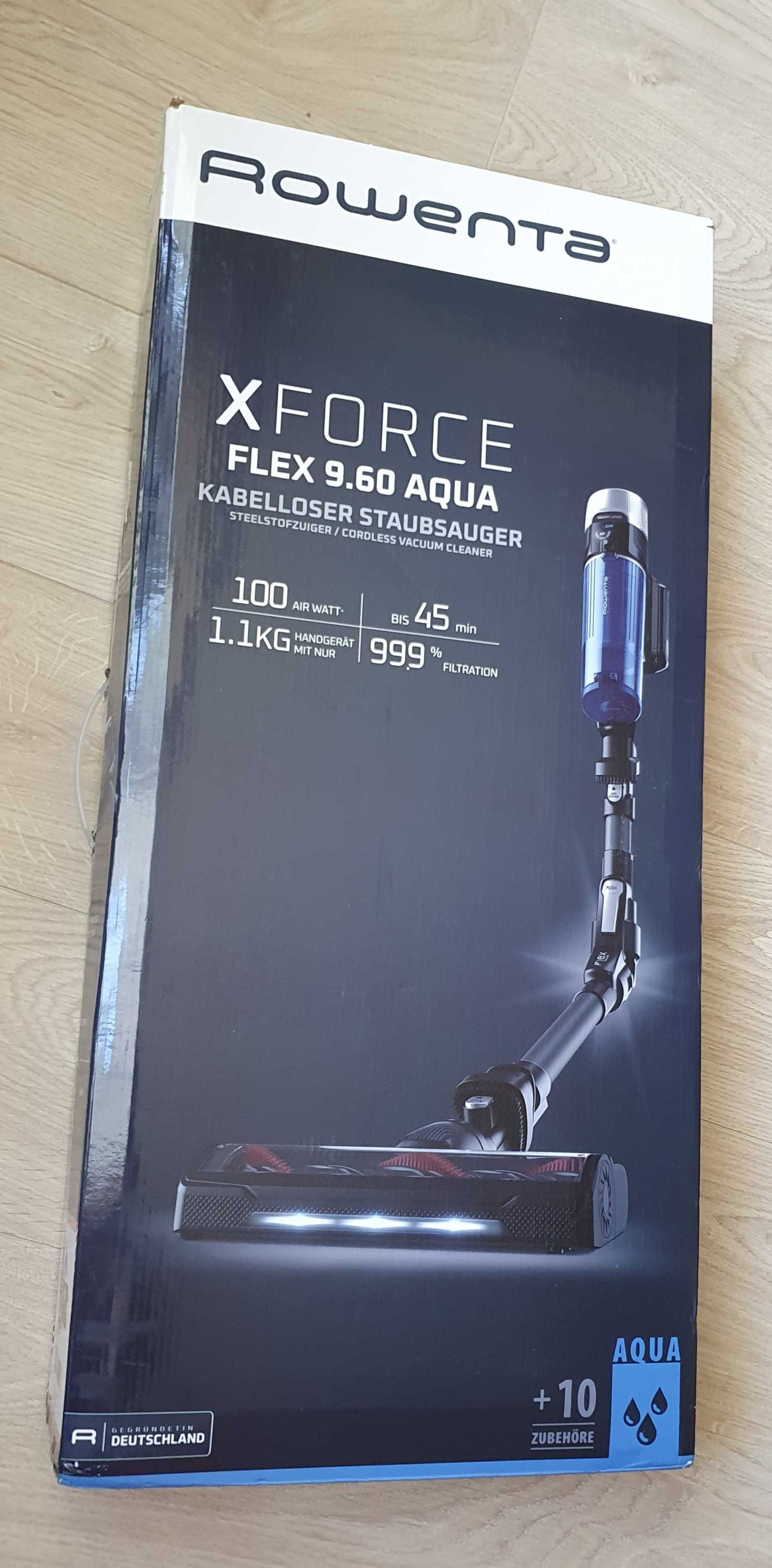 Аккумуляторный пылесос Rowenta X-Force Flex 9.60 Aqua
