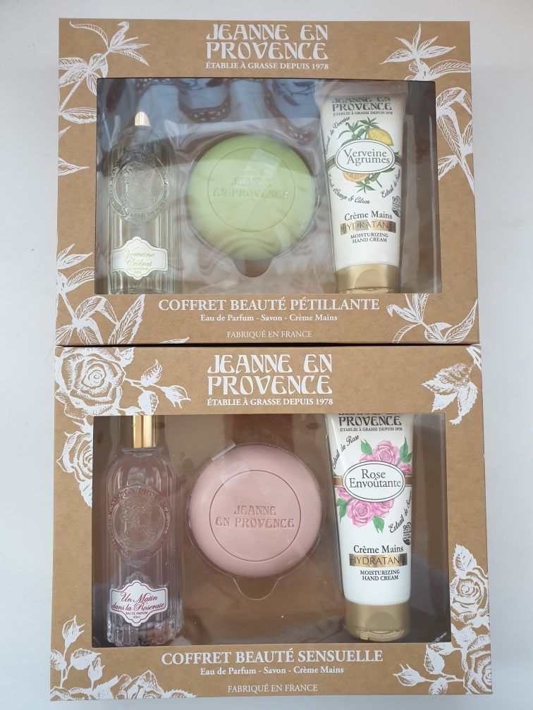 Подарункові набори Jeanne en provence Verveine Agrumes Cabotine Gres
