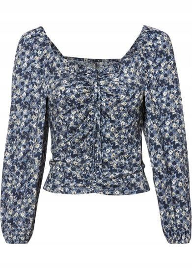 B.P.C bluzka w kwiatki marszczona ^44/46