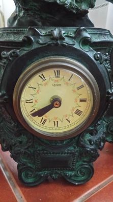 Relógio mesa antigo 70 cm