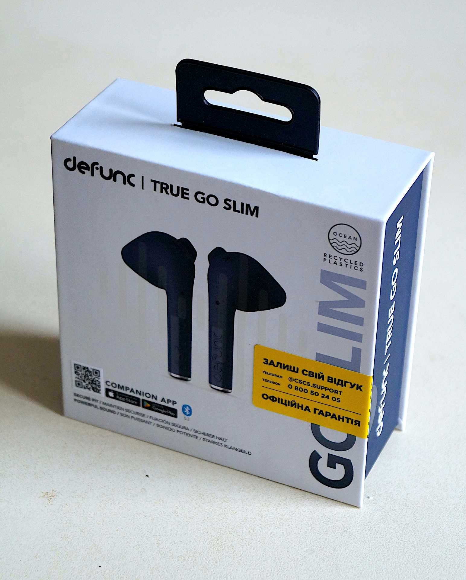 Навушники Defunc True Go Slim TWS Blue
