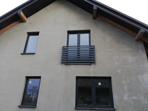 Balustrada balkonowa 100x20 ocynk malowana proszkowo