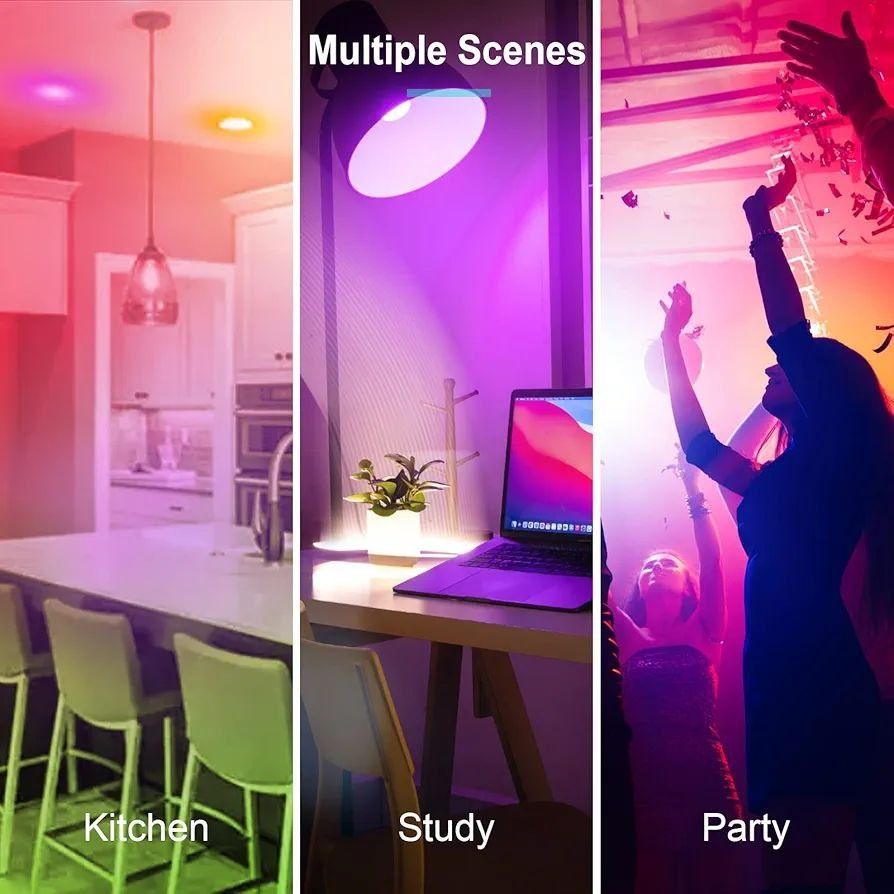 Bluetooth RGB лампочки 6 шт GY