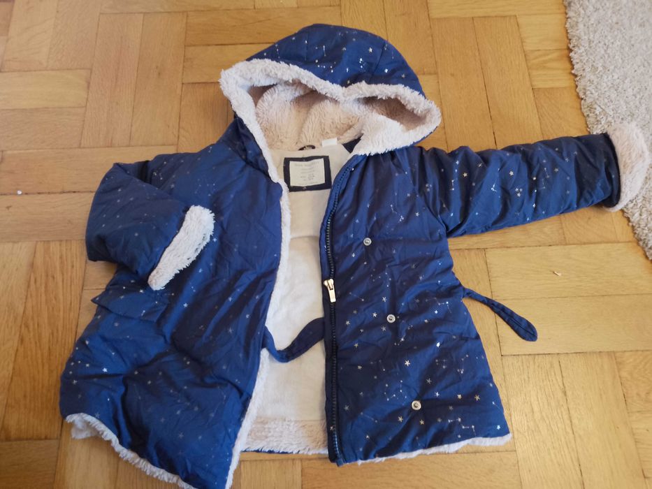 Kurteczka zimowa Zara Baby girl rozm. 104