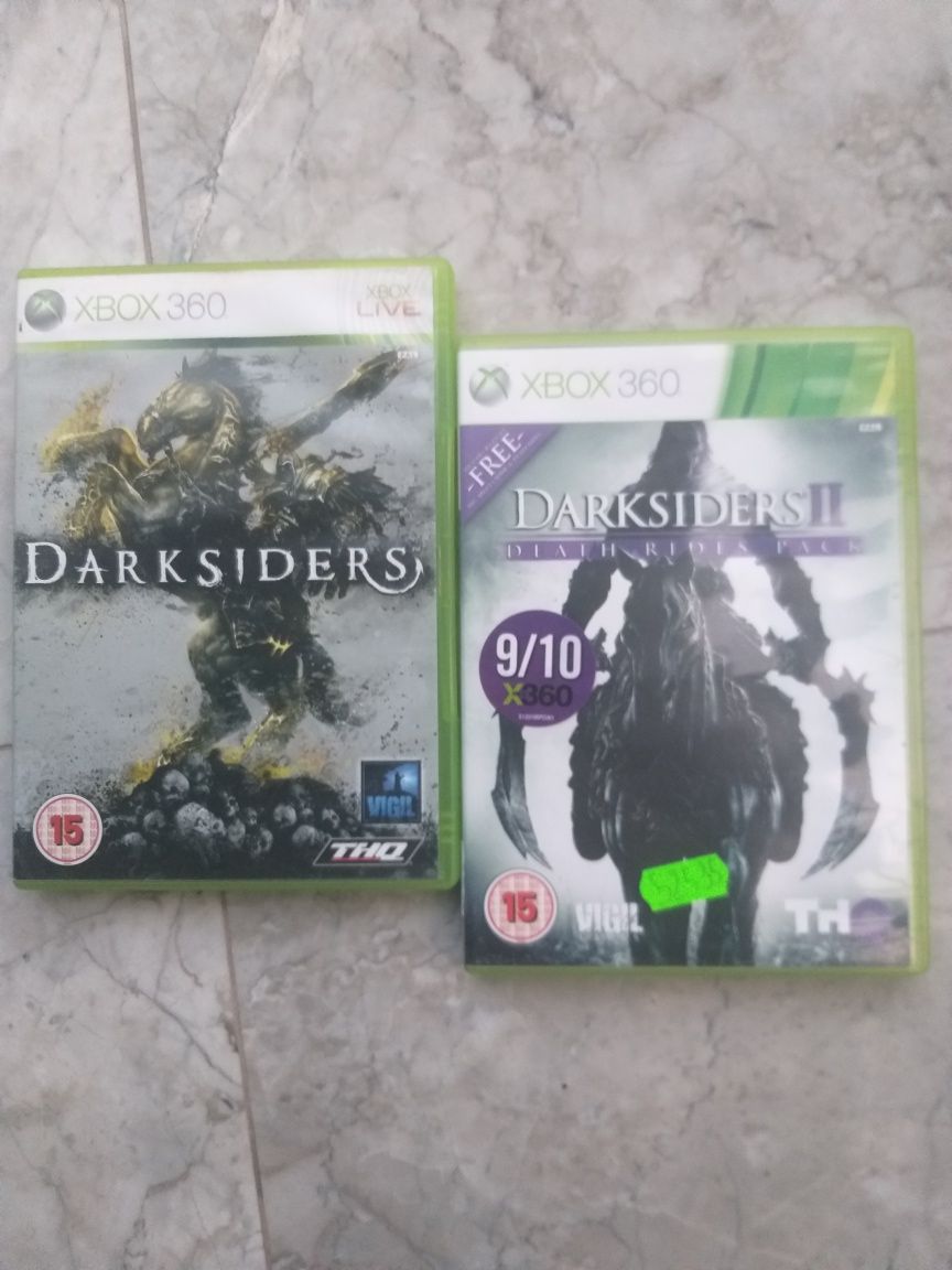 Gry Darksiders 1 darksiders 2 Xbox 360 Zestaw 2 gier x360