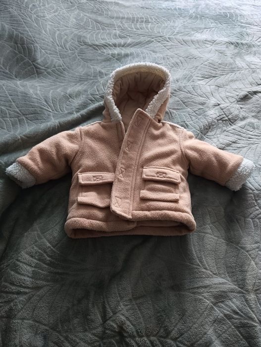 Kurtka kurteczka kożuszek chłopiec niemowlę 62 68 3-6mcy