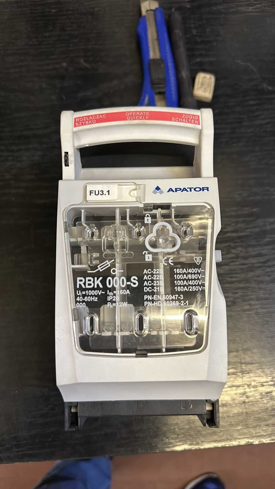 Выключатель-разъединитель RBK 000-S APATOR