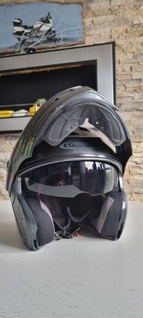 Kask motocyklowy szczękowy Caberg Duke Gun metal M