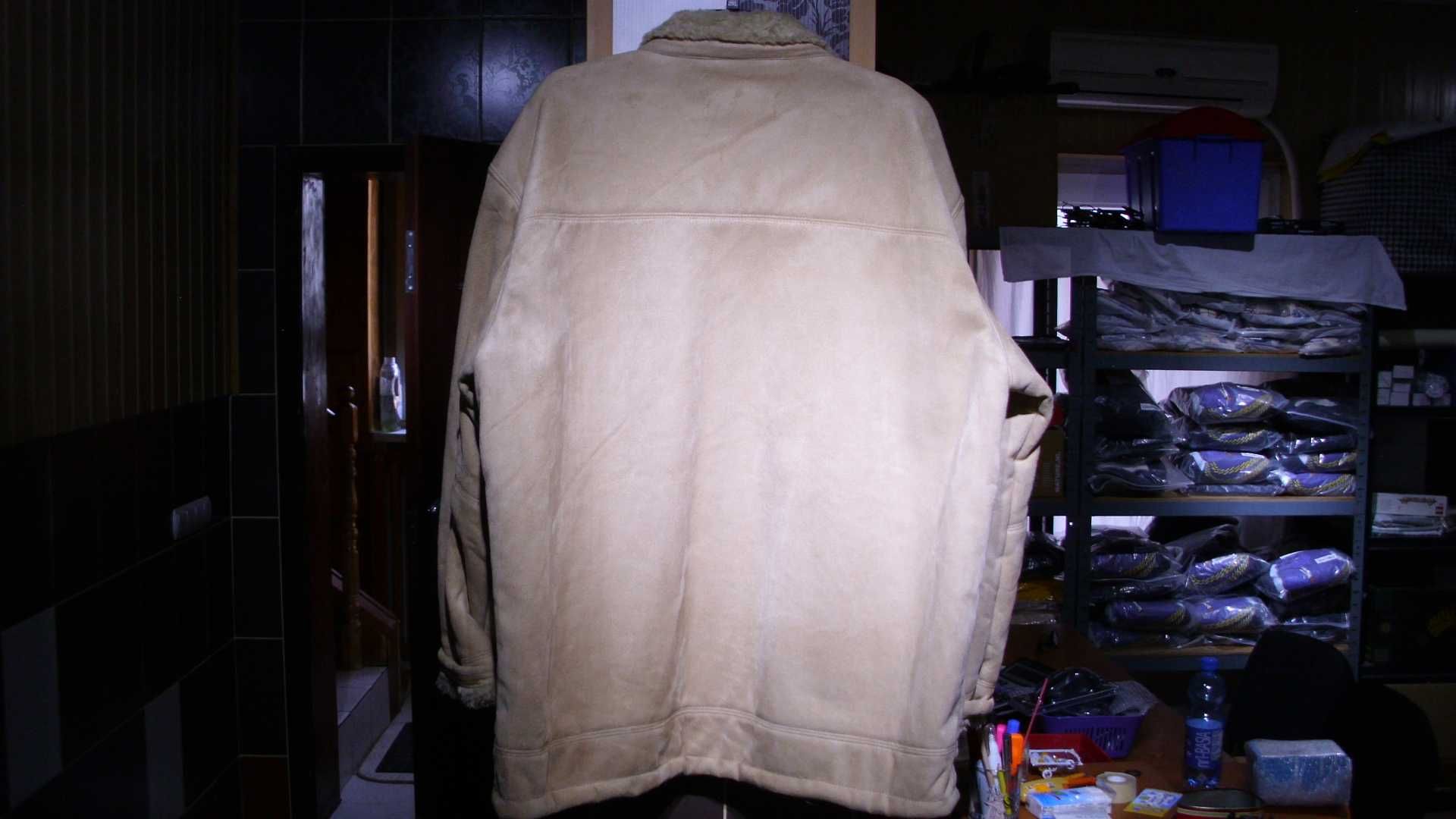 kurtka kożuch ekoskóra męski nowy /3-4 xl