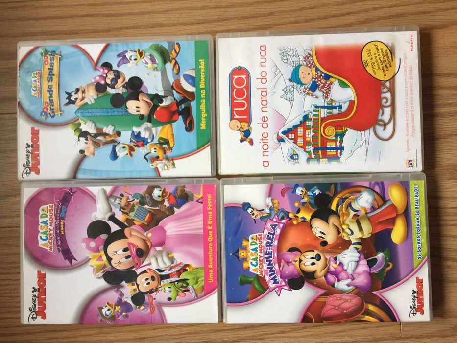 DVD Infantis Disney Mickey Ruca Noddy Baby Einstein