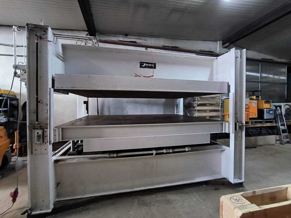 Prasa Hydrauliczna 3000mm x 2300mm do Fornirowania Prasa półkowa JOOS