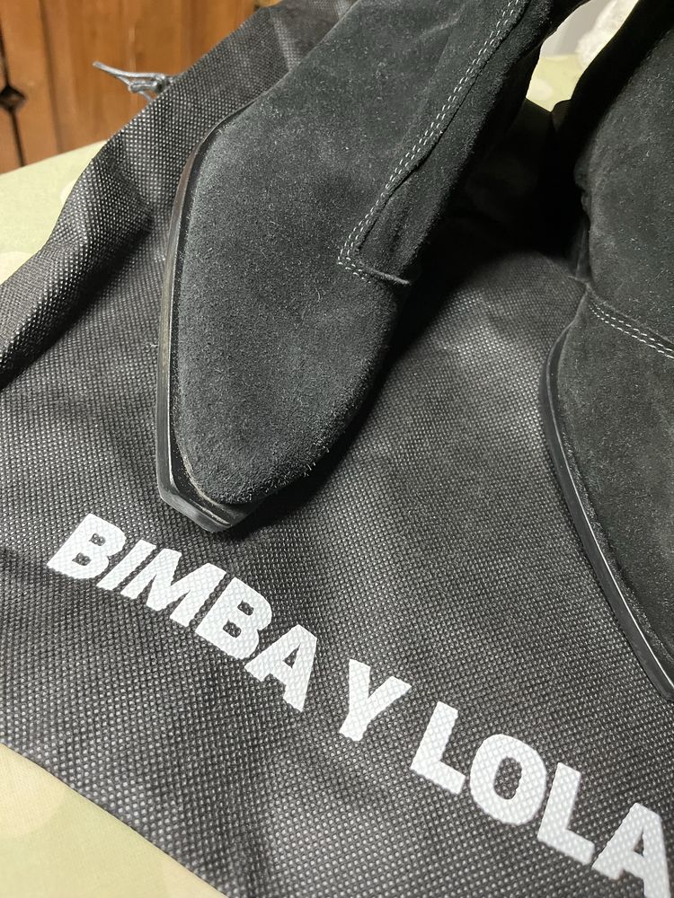 Botas Bimba Y Lola 39 preto texanas