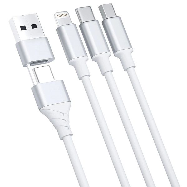 Kabel 3mk Hyper Cable 3w1 USB-A - USB-C / USB-C - micro USB - Lightnin