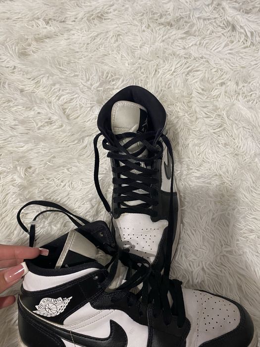 Buty jordan 1 czarno białe