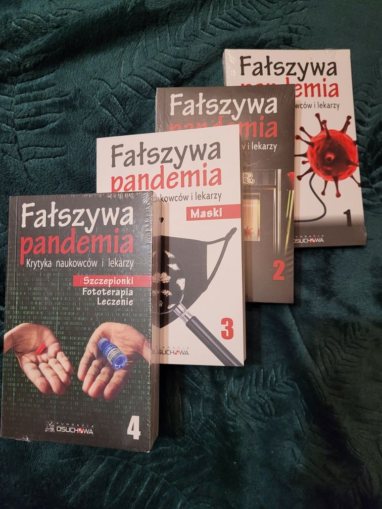 Pakiet książek Fałszywa pandemia krytyka naukowców i lekarzy cz. 1-4