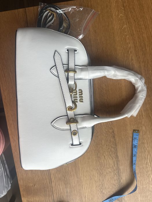 Biala torebka Miu Miu PREMIUM