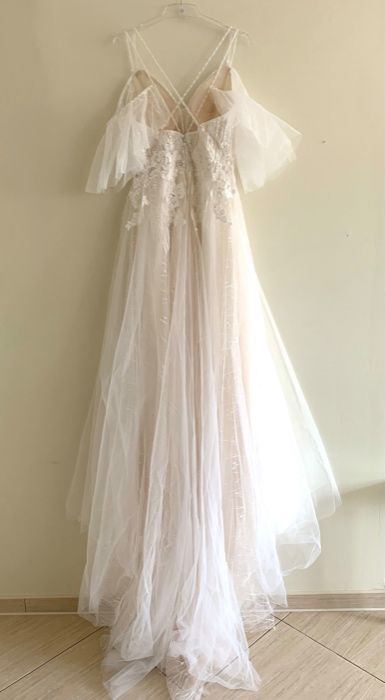 Suknia ślubna boho 36 S, 38 M, 40 L, 42 XL, 44, 48 4XL