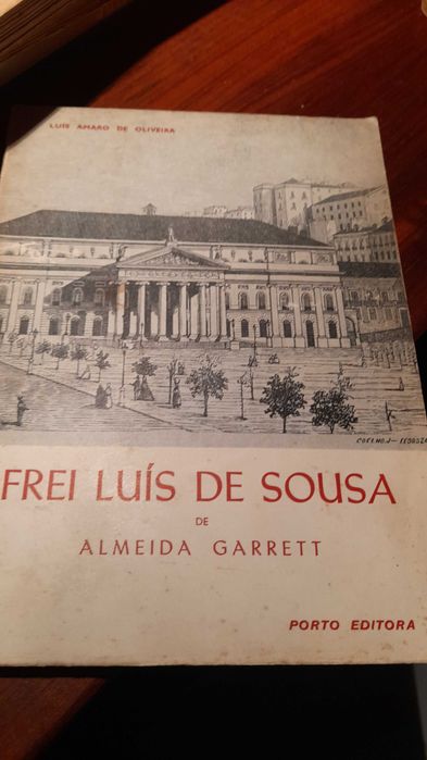 Livro Antigo Frei Luis de Sousa Garrett Capa Mole