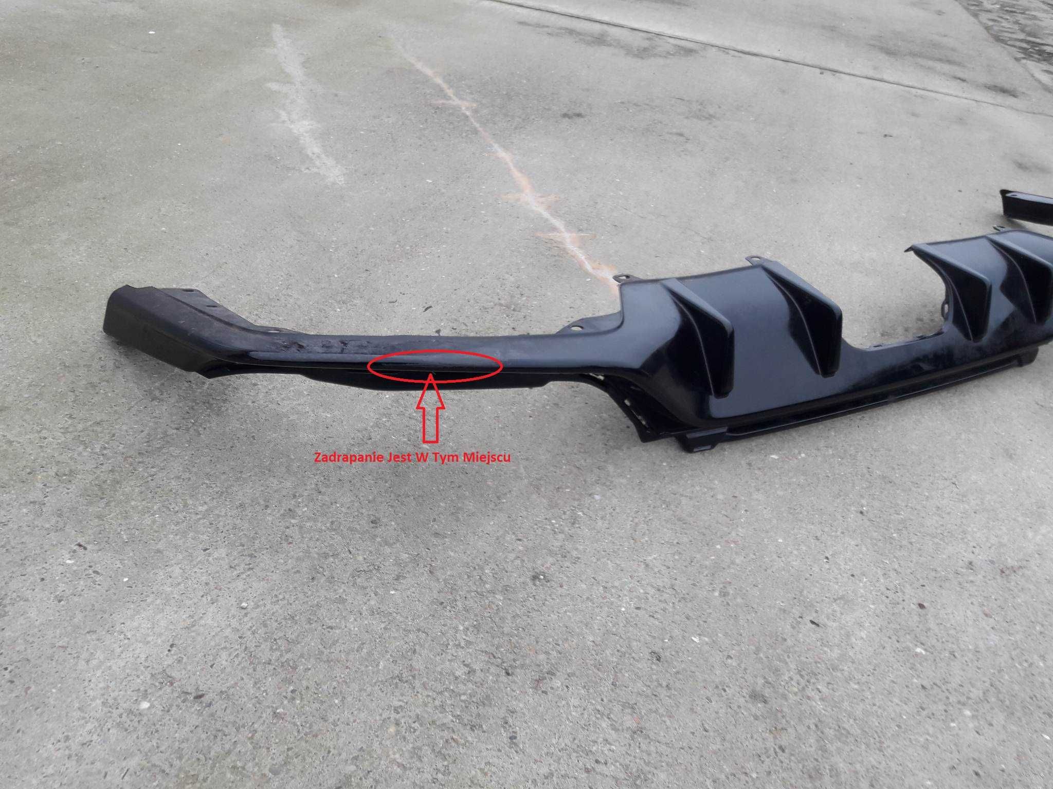 Spoiler Zderzaka Tylnego Tył Dyfuzor Honda Civic X Type-R