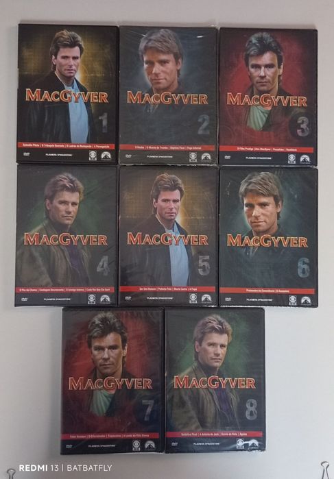 Coleção completa 40 DVD's dos anos 80 MacGyver o mestre do improviso