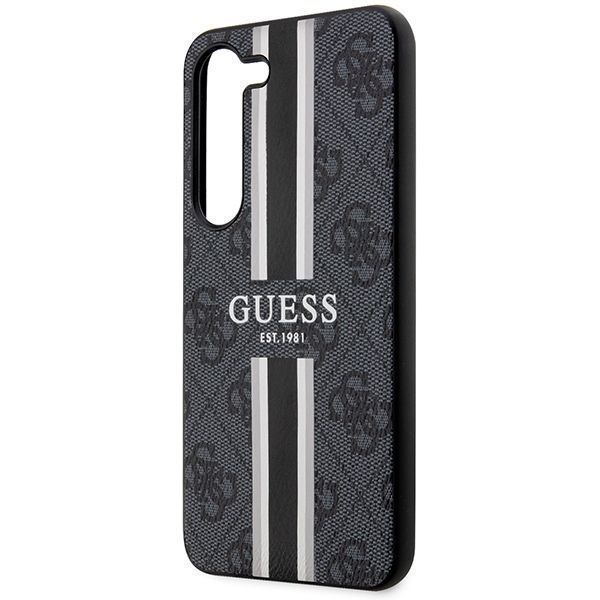 Guess Guhcs23Sp4Rpsk S23 S911 Czarny/Black Hardcase 4G Printed Stripe