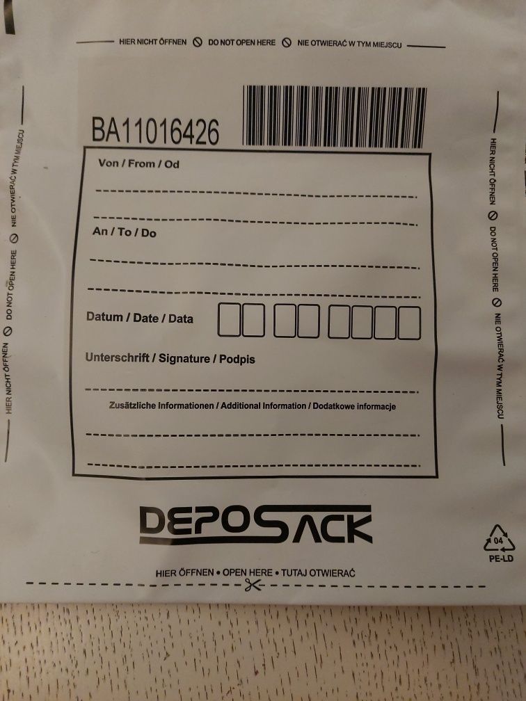 Bezpieczna koperta Deposack 10 sztuk