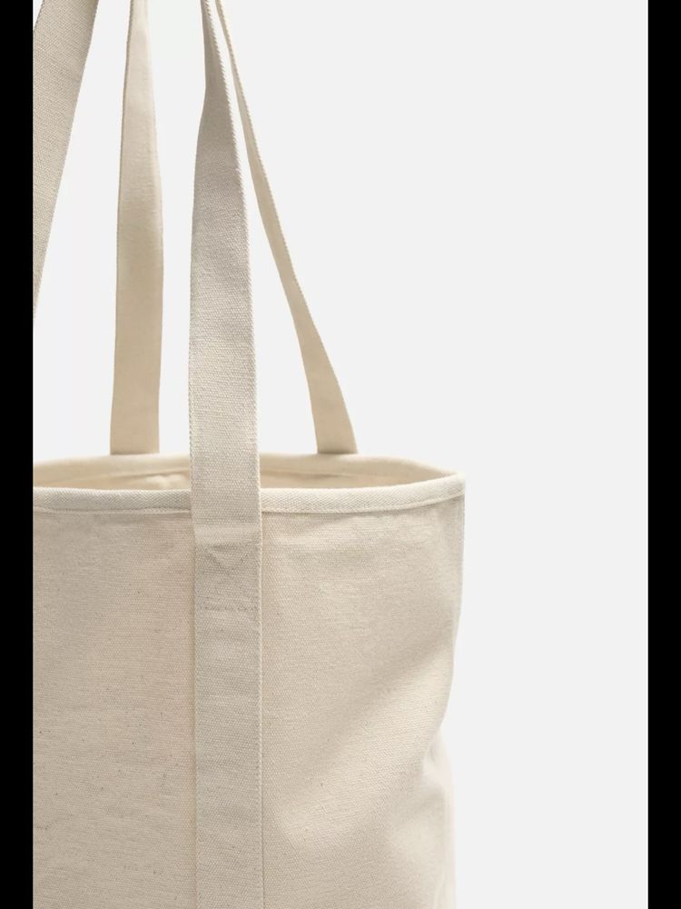 Mala Tote Bag De Tecido Zara NOVO