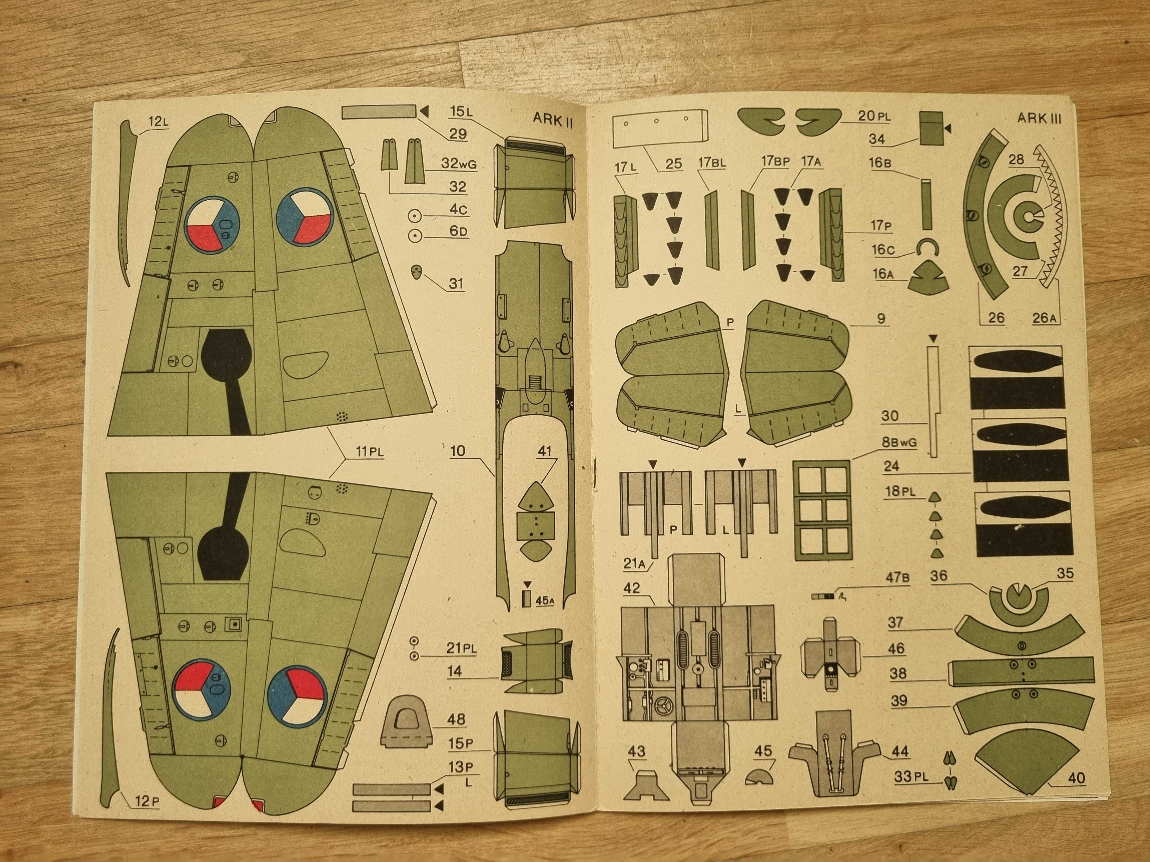 model kartonowy nr 2