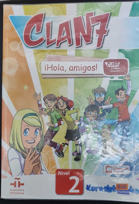 clan 7 con hola amigos 2 nauka język hiszpański podręcznik i ćwiczenia