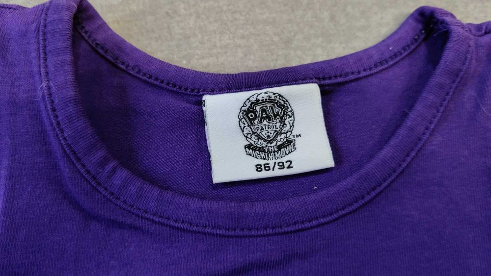 Podkoszulki dziewczęce Psi Patrol 4 sztuki