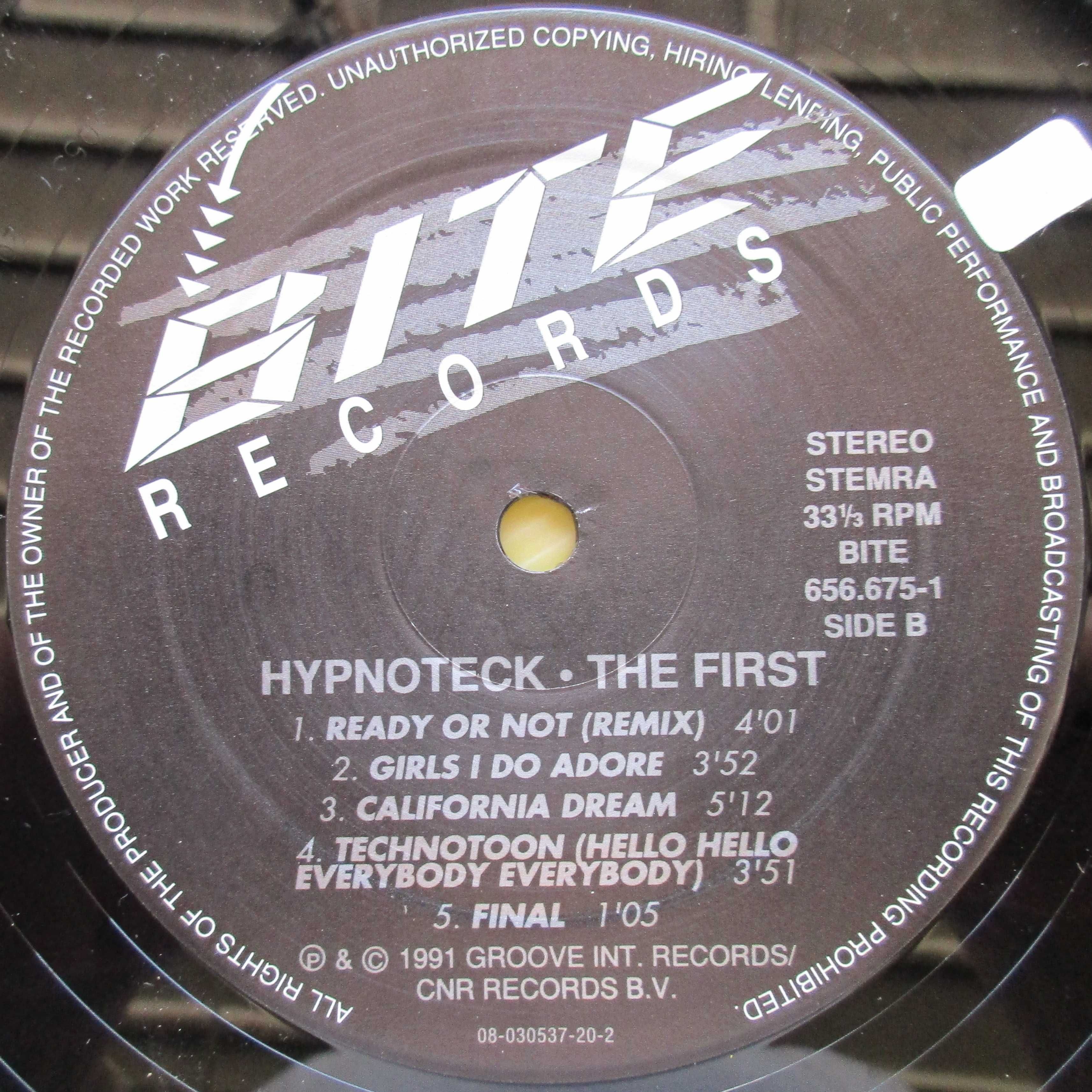Hypnoteck - - - - - The First - - - - - LP
