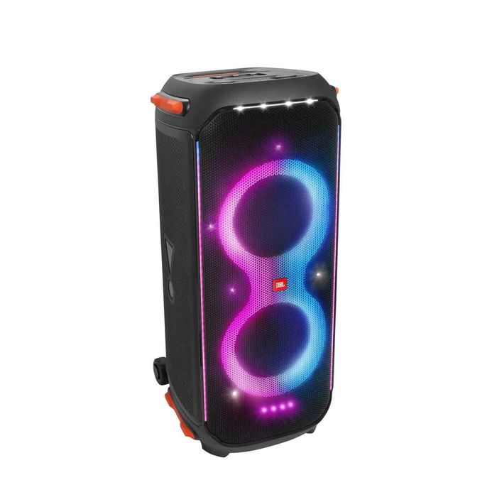 Wynajmne Głośnik JBL710 800W PARTYBOX z mikrofonem i wytwornicą dymu