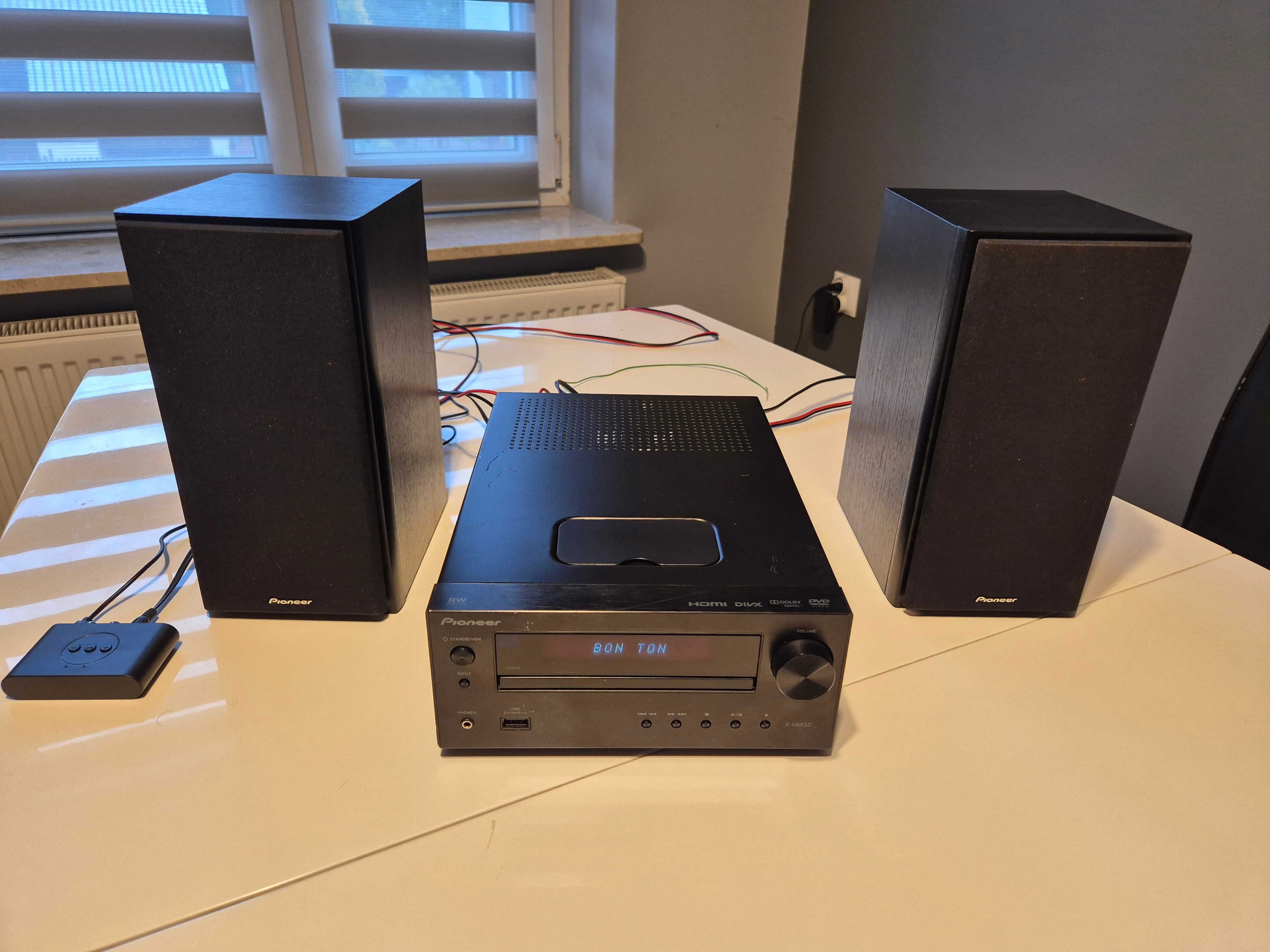 Mini wieża Hi-Fi Pioneer X-HM30, 2x30W + zewnętrzy moduł bluetooth 5.2