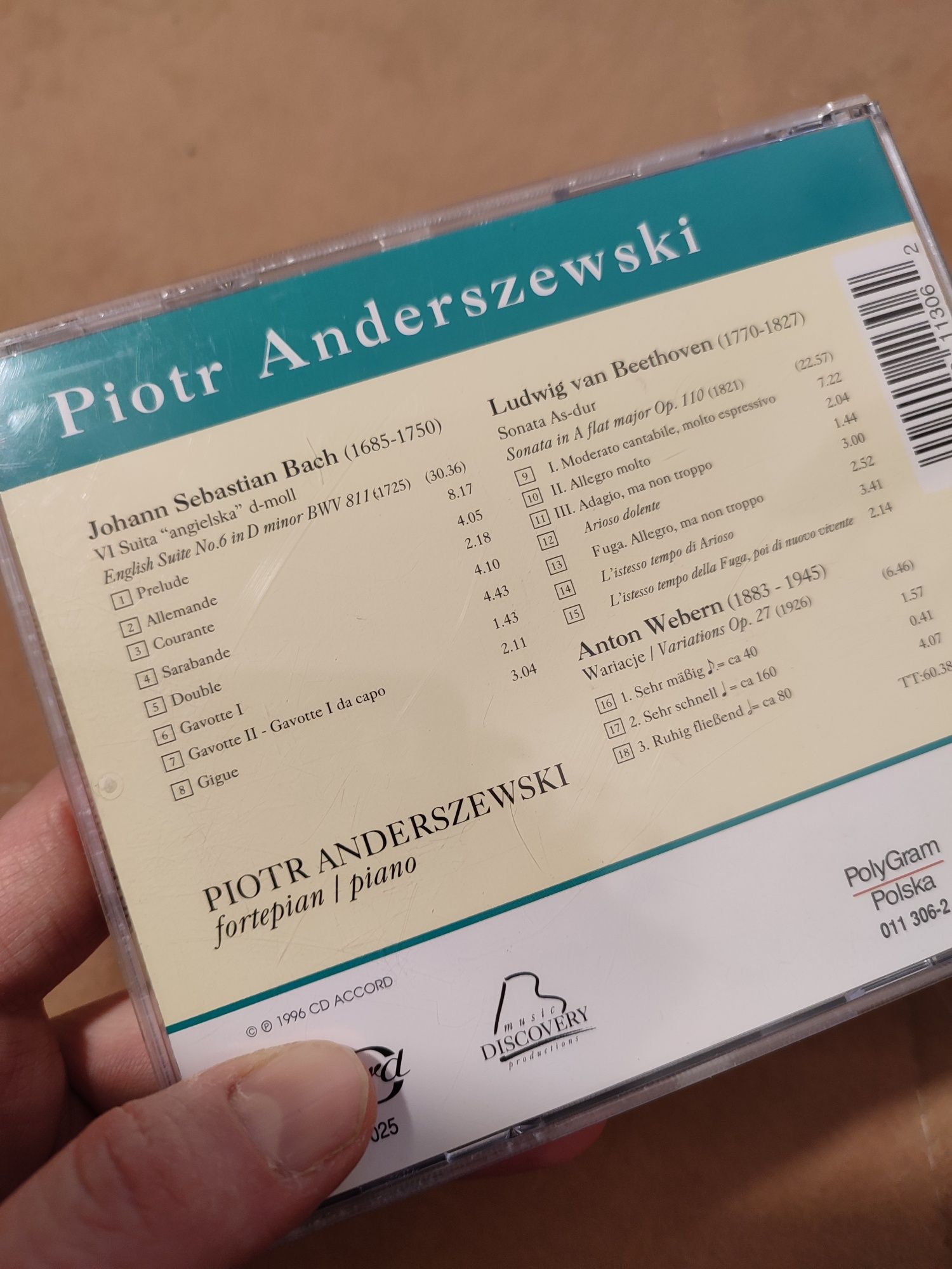 Piotr Anderszewski - Piano - CD