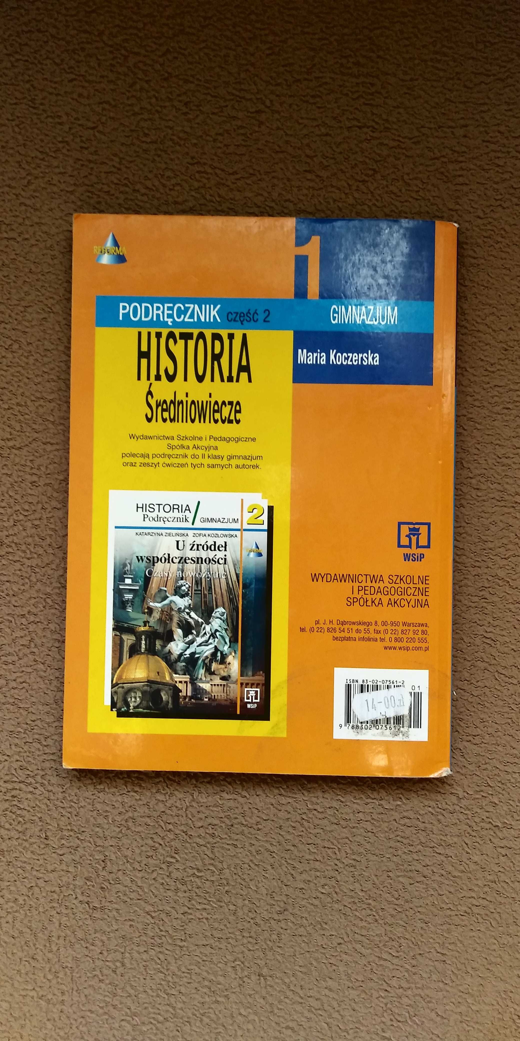 Podręcznik do gimnazjum "Historia Średniowiecze"