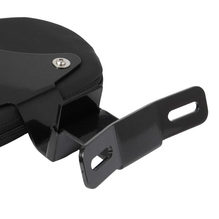 Encosto Condutor Harley Touring de 2009 a 2022 - Couro PU Preto